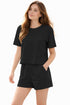 Women’s Polycotton Lounge-wear Set – 2 Piece T-Shirt & Shorts Co-Ord