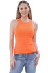 6 Pack Womens Sleeveless Slim Fit Ribbed Tank Top