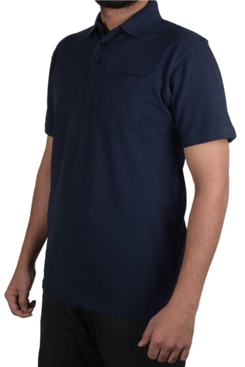 Mens Short Sleeves Polo Collar Shirts