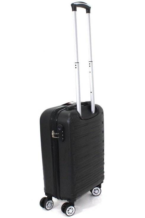 Lightweight Hard Shell Cabin Suitcase – 4 Wheel Spinner Travel Luggage