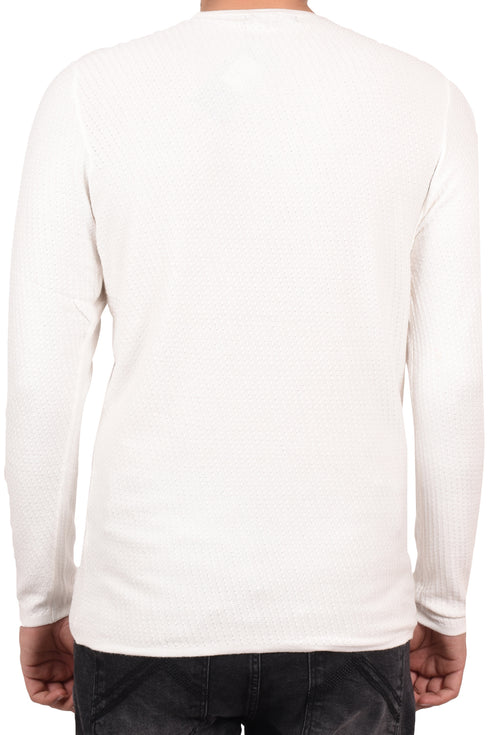 Men's White Cotton Pullover Jumper - 20 Pack - £2.20 Per Unit
