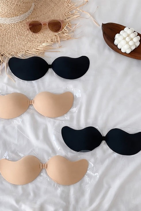 2 Pack Strapless Stick-On Bra – Backless Push Up Invisible Bra