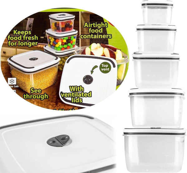 5 Food Storage Container Set with Lids