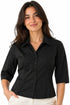 17 Pack Women’s Black Dress Shirt – Bulk Office Shirts for Work & Uniform - From £1.99 Per Unit