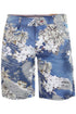 Men’s Tropical Floral Print Casual Lounge Shorts – Blue Island Vibes