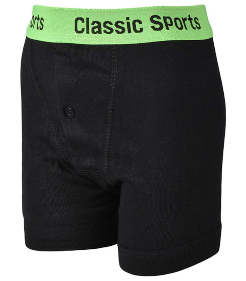 Boys Cotton Boxer Shorts 3 to 5 Years - 3/6 Pack