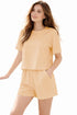 Women’s Polycotton Lounge-wear Set – 2 Piece T-Shirt & Shorts Co-Ord