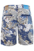 Men’s Tropical Floral Print Casual Lounge Shorts – Blue Island Vibes