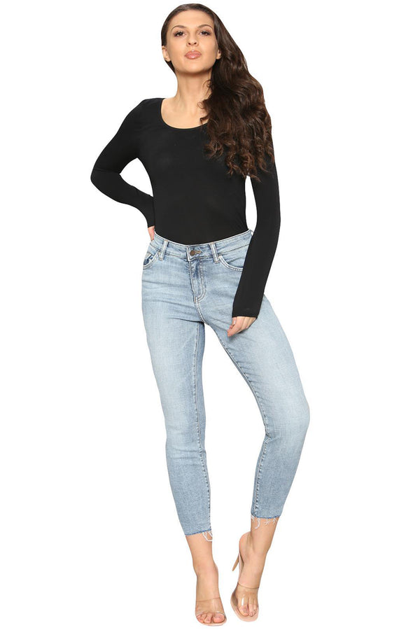 Ladies Slim Fit Ripped Jeans