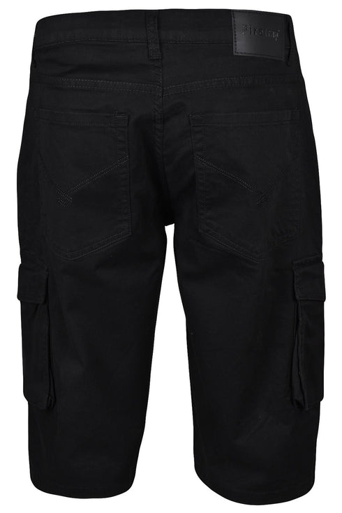 Firetrap Mens Classic Chino Cargo Shorts