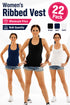 22 Pack Women’s Ribbed Vests Wholesale