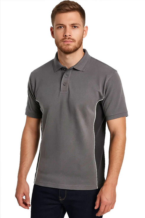 Mens Short Sleeve Polycotton Polo T-Shirts