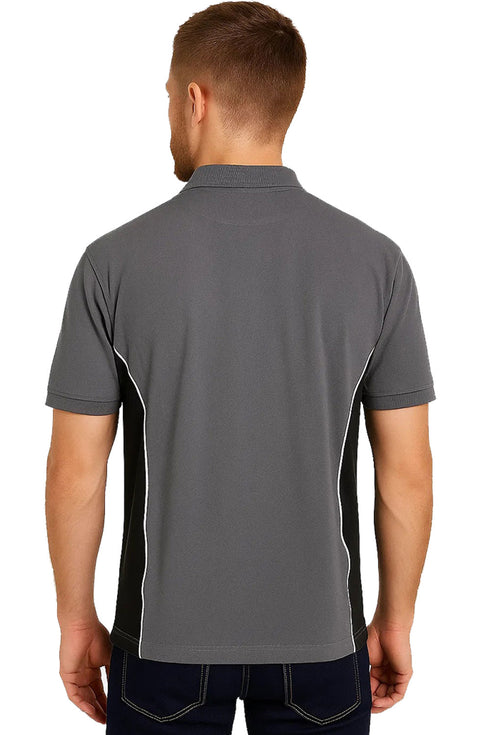 Mens Short Sleeve Polycotton Polo T-Shirts