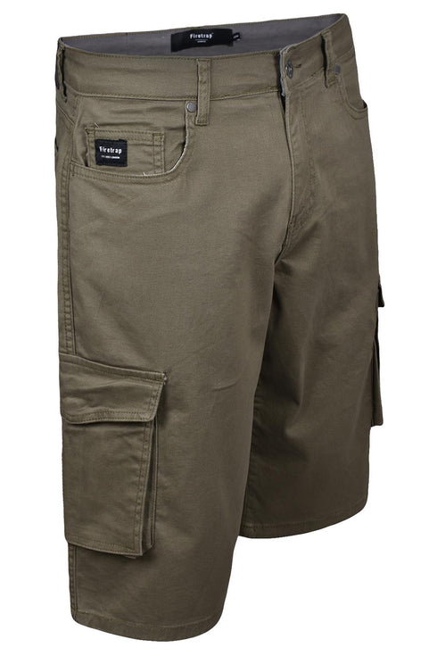 Firetrap Mens Classic Chino Cargo Shorts