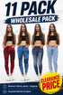 11 Pack Women’s Skinny Jeans Assorted Wholesale Clearance - From £7.60 Per Unit