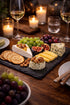 Natural Slate Cheese Board Serving Platter for Cheese, Charcuterie & Kitchen Display - 2/4 Pack