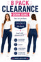 8 Pack Girls Dark Blue Slim Fit Jeans - From £1.87 Per Unit