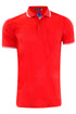 4 Pack Mens Double Tip Collared Pocket Polo