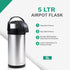 Stainless Steel Airpot Flask – Hot Drink Dispenser 2L & 5L