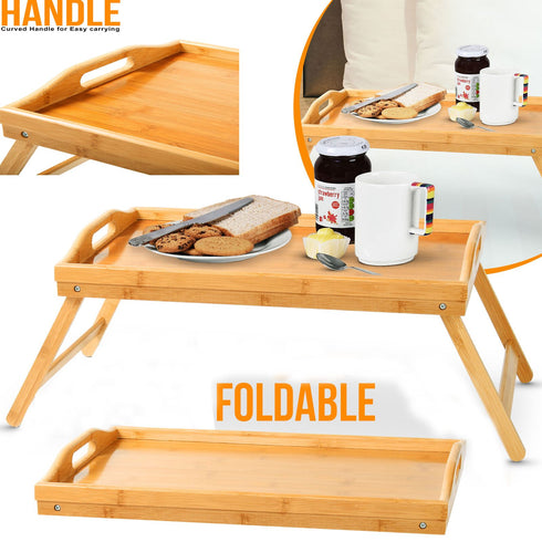 Wooden Foldable Bamboo Tray