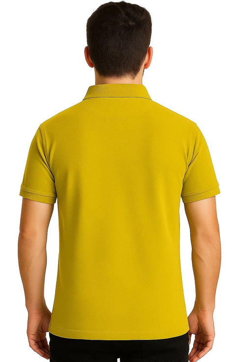 Mens Short Sleeve Polycotton Polo T-Shirts