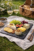 Natural Slate Cheese Board Serving Platter for Cheese, Charcuterie & Kitchen Display - 2/4 Pack