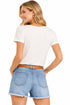 Womens Happy Day Printed Round Neck T-shirt