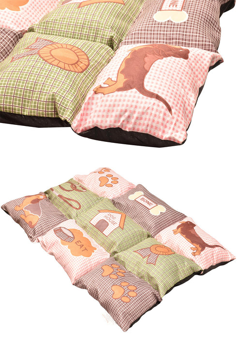 Non-Slip Dog Bed Mat for Pets – Soft Washable Cushion for Small & Large Dogs | Comfortable Puppy Sleeping Pad