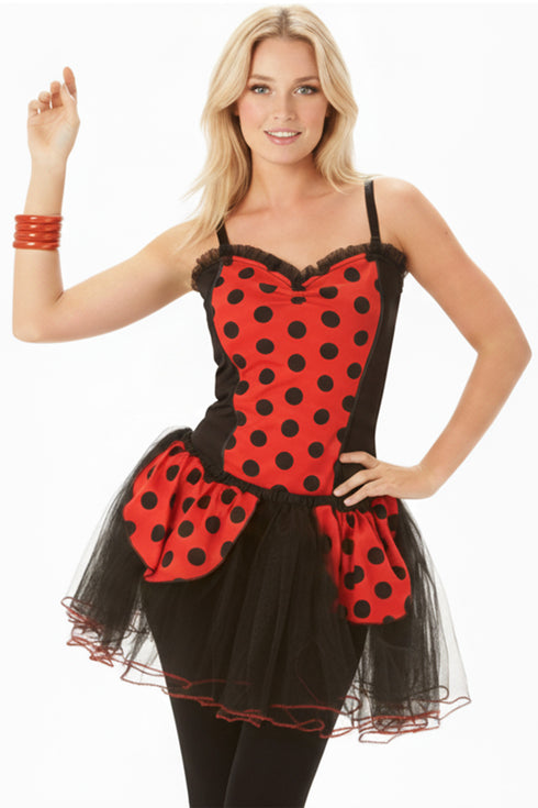 24-Pack Women’s Ladybird Costume Vest Top
