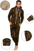 Kids Camo Print Hooded Onesie – Full Sleeve Zip-Up Loungewear