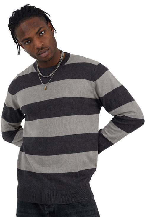 Mens Cotton Striped Jumper