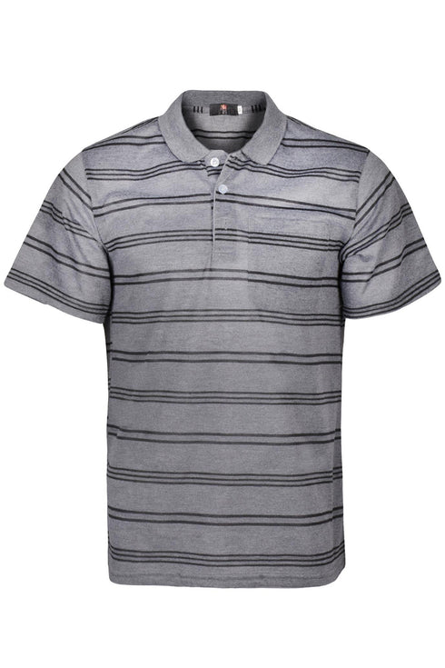 Mens Striped Polo Collar Shirts