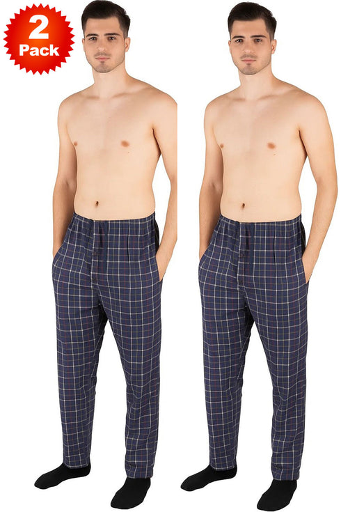 2 Pack Mens Sleepwear Pyjamas