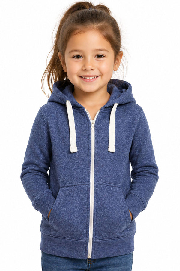 Kids Fleece Zip Up Hoodie - 5-6 Years