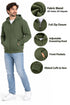 Men's Cotton Blend Zipper Hoodie