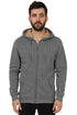 Men’s Fleece-Lined Zip Up Hoodie – Warm Winter Sherpa Jacket with Hood