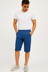 Men Plain Cotton Summer Knee Length Shorts - 24 Waist