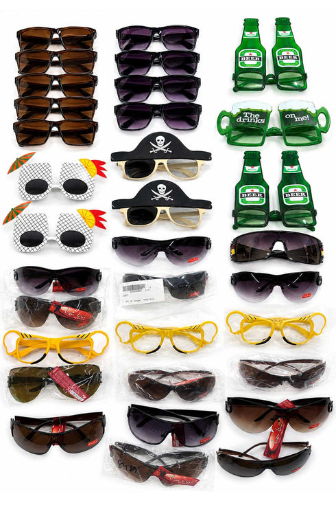 37 Pack Mixed Summer & Party Glasses - From 67p Per Unit