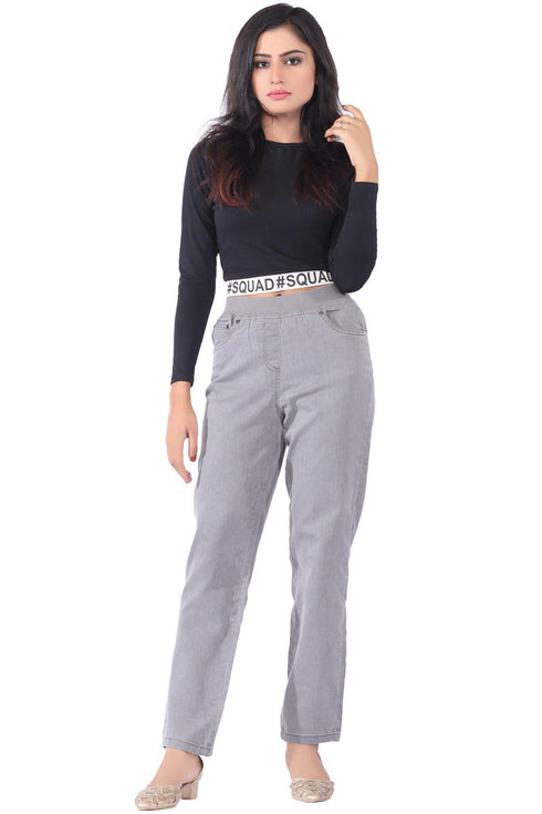 Women’s High-Waist Straight Fit Pants