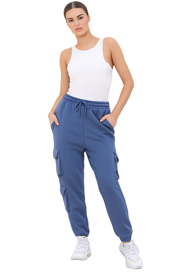 Women’s Cargo Jogger Trousers with Pockets