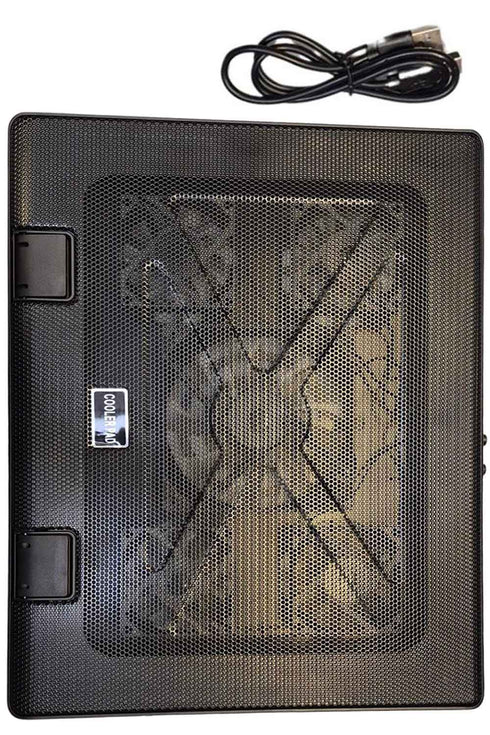 5 Fan Laptop Cooling Pad – Adjustable USB Laptop Stand