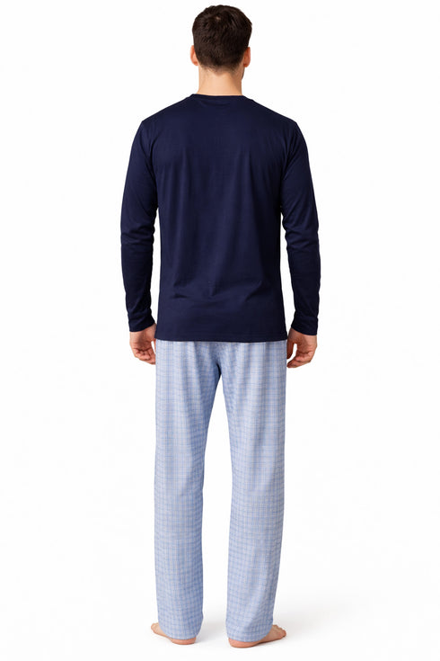 Mens Long Sleeve Lounge Set - Pyjama Set