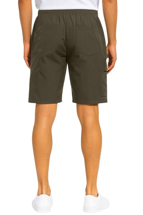 Men’s Cargo Shorts – Lightweight, Quick-Dry, Elastic Waist, Pockets