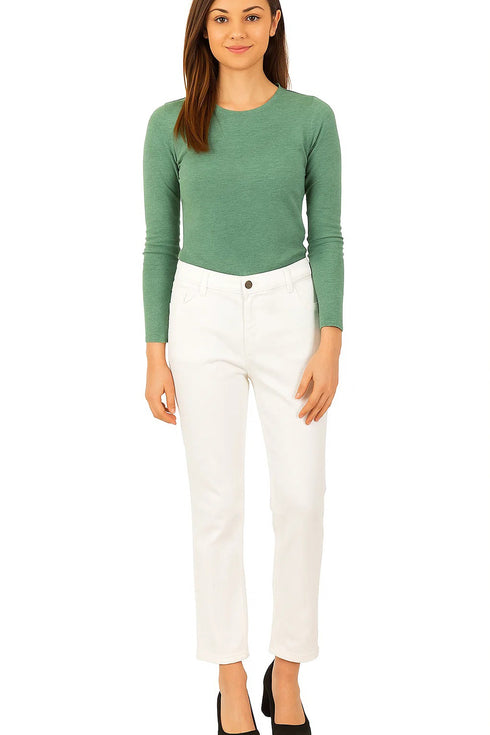 Women Denim Short Leg Jeans