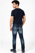 Men’s Slim Fit Faded Blue Denim Jeans – Stylish Casual Wear for Everyday Comfort