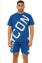 Men's Cotton T-Shirt & Shorts Set – Casual Print Tracksuit Outfit