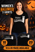 Women’s Halloween T-Shirt - 10/20 Pack - From 80p Per Unit