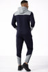 Men’s Colour Block Hooded Tracksuit Set – Zip Hoodie & Joggers