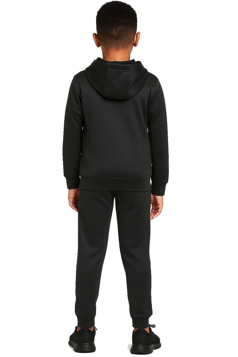 Kids Pullover Tracksuit Set – Hooded Top & Jogger Bottoms - Ages 7-14