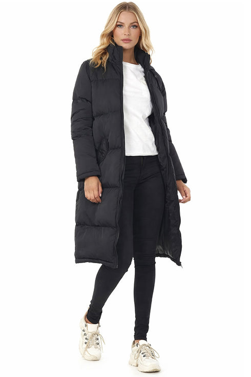 Ladies Winter Long Hooded Jacket